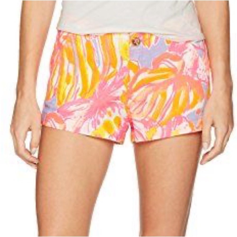 Lilly Pulitzer Women's Kerrie Short 100% Cotton size 10 Excellent Condition